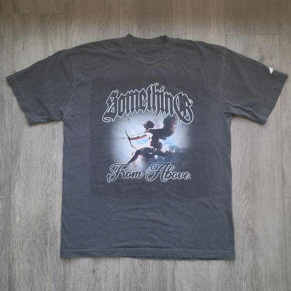 above.millions "Something from Above" slate gray tee with angel/cupid size XL - Picture 1 of 4